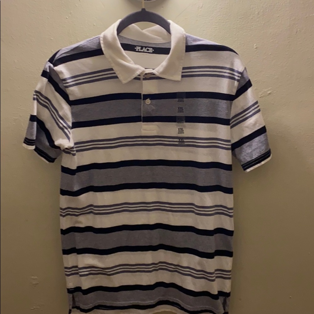 A button up t-shirt